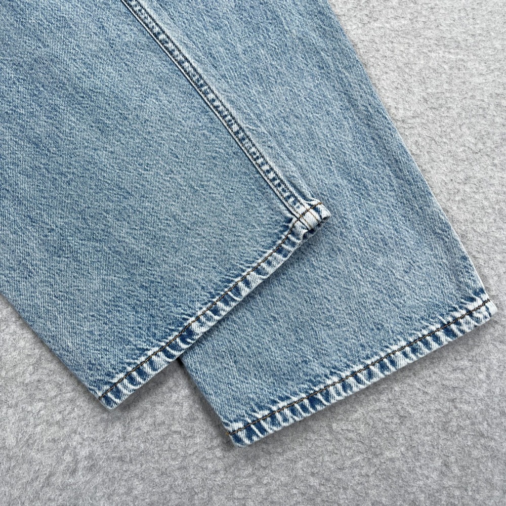 Levi's Jeans Mens 32x34 (33x32) Blue Light Wash 565 Loose Straight Leg Fit Denim - Picture 11 of 15